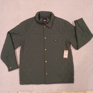 VANS Men's XL Knox MTE-1 Quilted Coat Jacket Forest Green VN000EXBBZ0